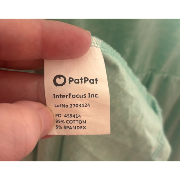 Patpat Size Large Sleeveless Tiered Maxi Sundress Mint Green Heathered Summer - Picture 6 of 7